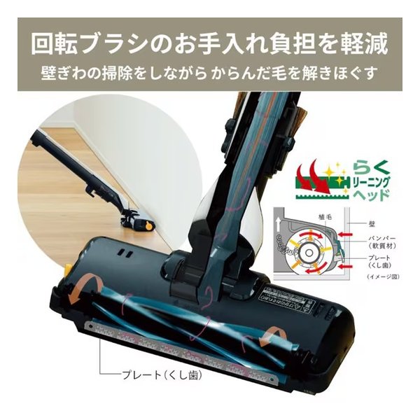 MITSUBISHI (三菱電機)(ミツビシデンキ)] キャニスター掃除機 Be-K [紙