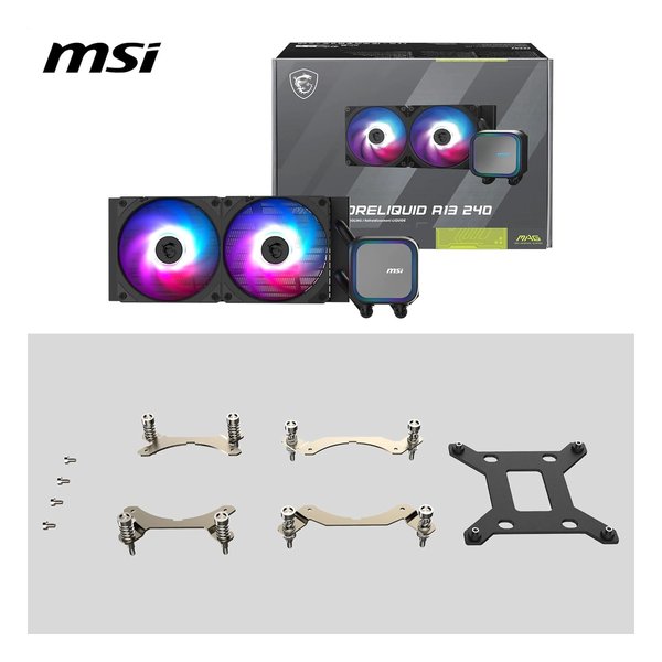 e-zoa-lite.com｜[MSI (エムエスアイ)] 水冷CPUクーラー 120mmファン