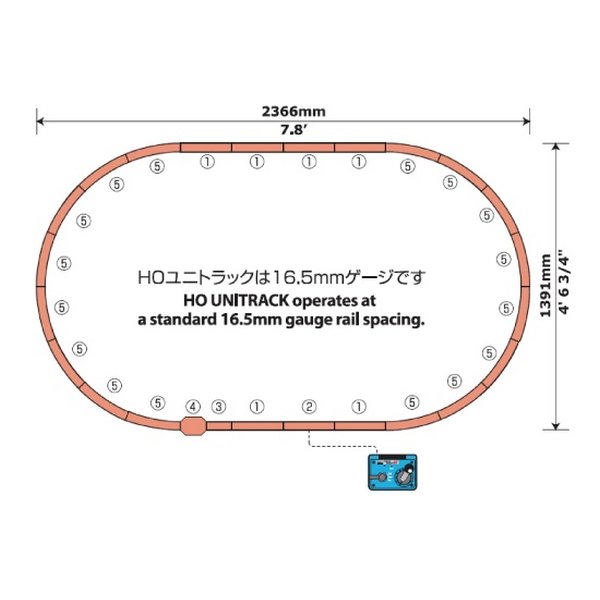KATO（カトー）] HM-1 R670エンドレス線路基本セット パワーパック黒