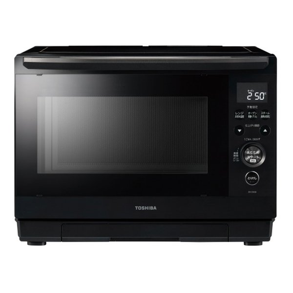 TOSHIBA (東芝)] 過熱水蒸気オーブンレンジ 石窯ドーム [26L/ブラック